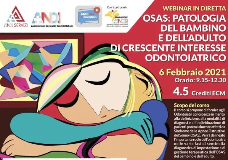 Iscriviti al webinar sulle OSAS!